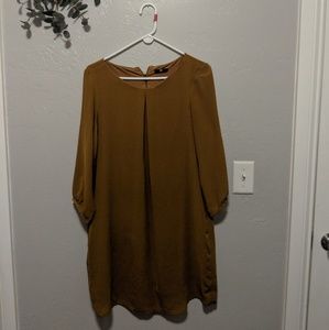 H&M mustard dress